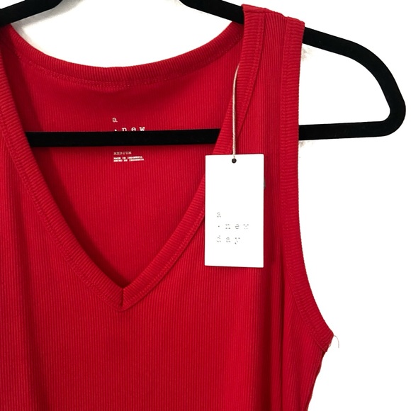 NWT a new day Red Maxi Dress Size Medium - Picture 3 of 7